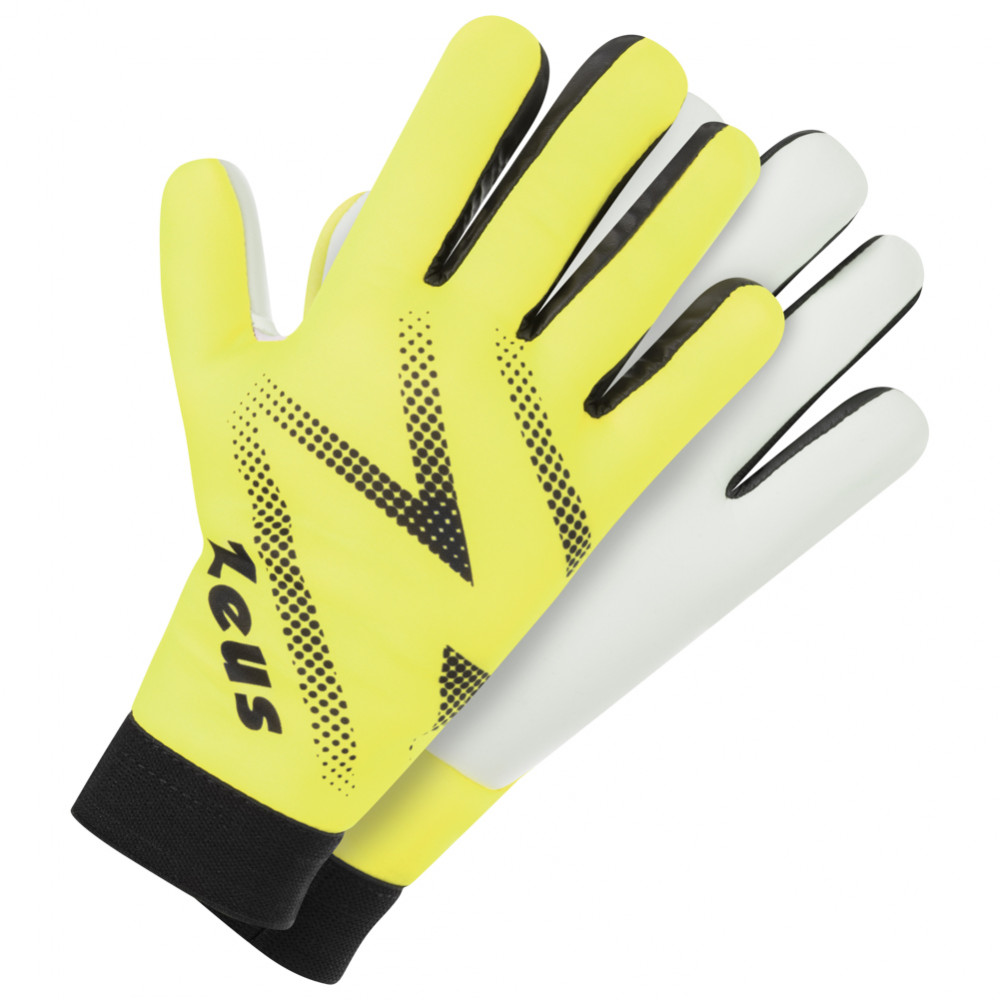 Zeus Guanto Space Goalkeeper's Gloves neon yellow
