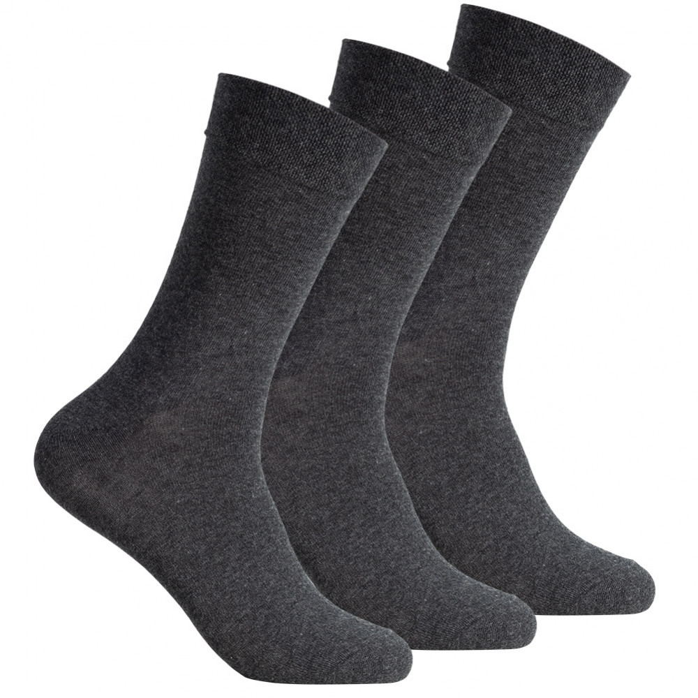 SportSpar Men Comfort Socks 3 Pairs 174228 Anthracite