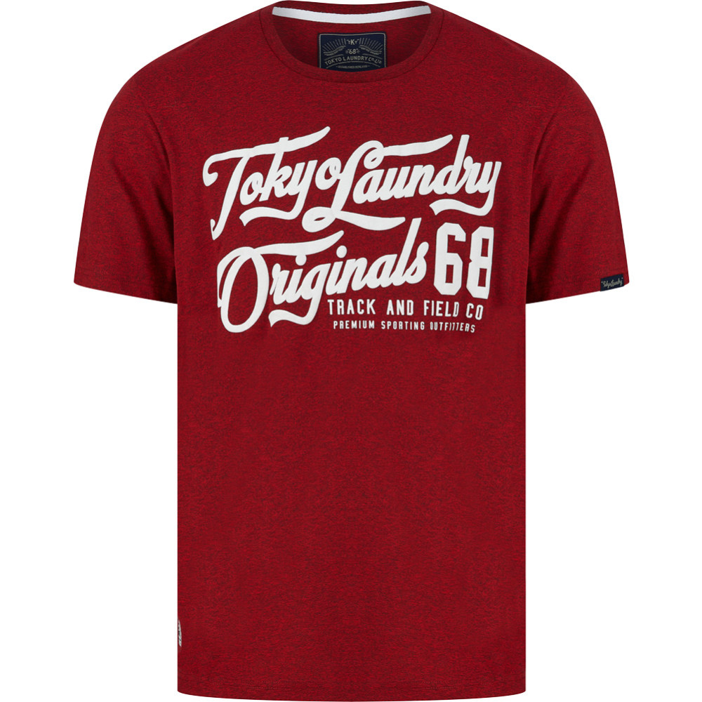Tokyo Laundry Zinger Men T-shirt 1C18214 Red Grindle