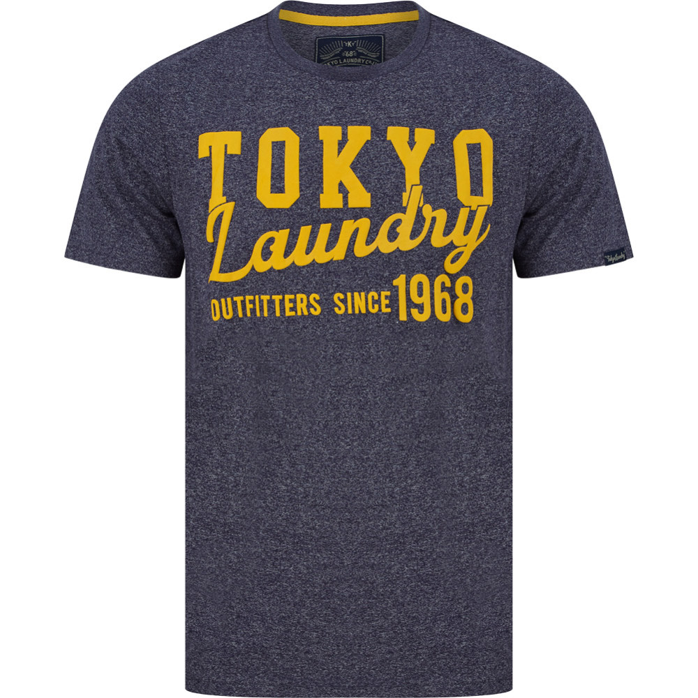 Tokyo Laundry Underline Men T-shirt 1C18216 Navy Grindle