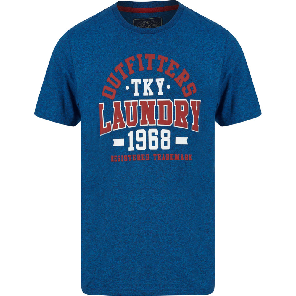 Tokyo Laundry Edit Men T-shirt 1C18218 Blue Black Grindle
