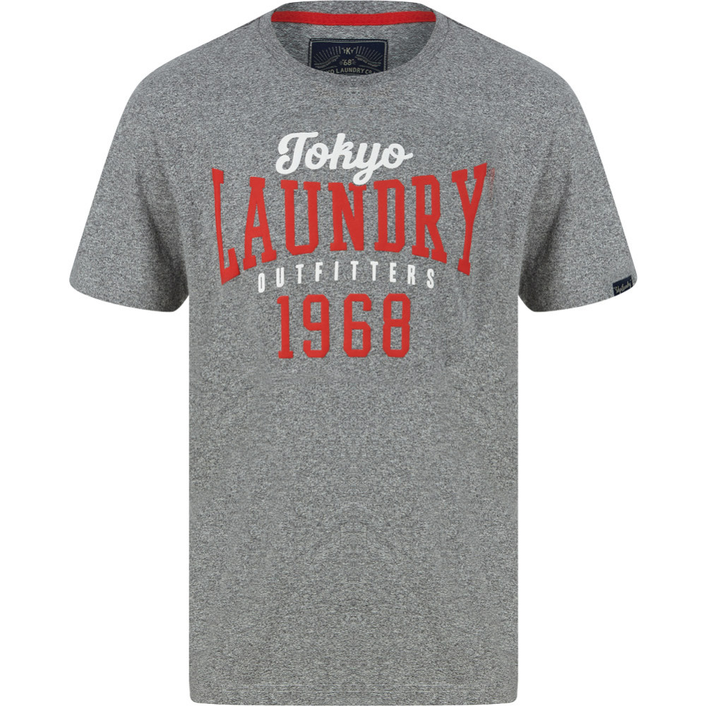 Tokyo Laundry Search Men T-shirt 1C18220 Light Gray Grindle