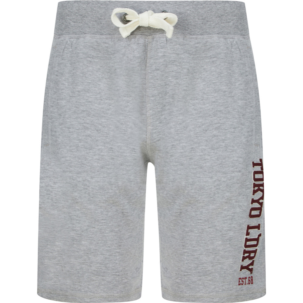 Tokyo Laundry Sports Dept Men Sweat Shorts 1G18187 Light Gray Marl