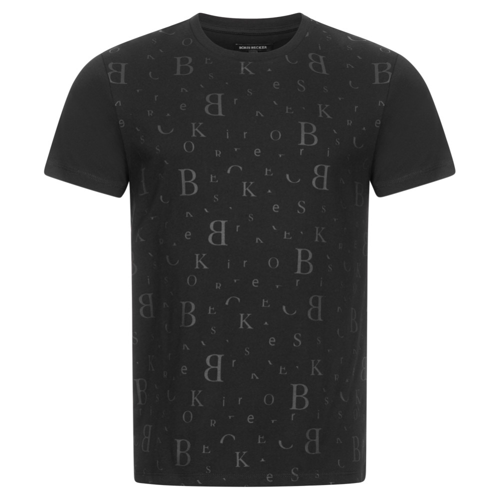 BORIS BECKER "Bell" Men Premium T-shirt 21WBBMTST00007-BLACK