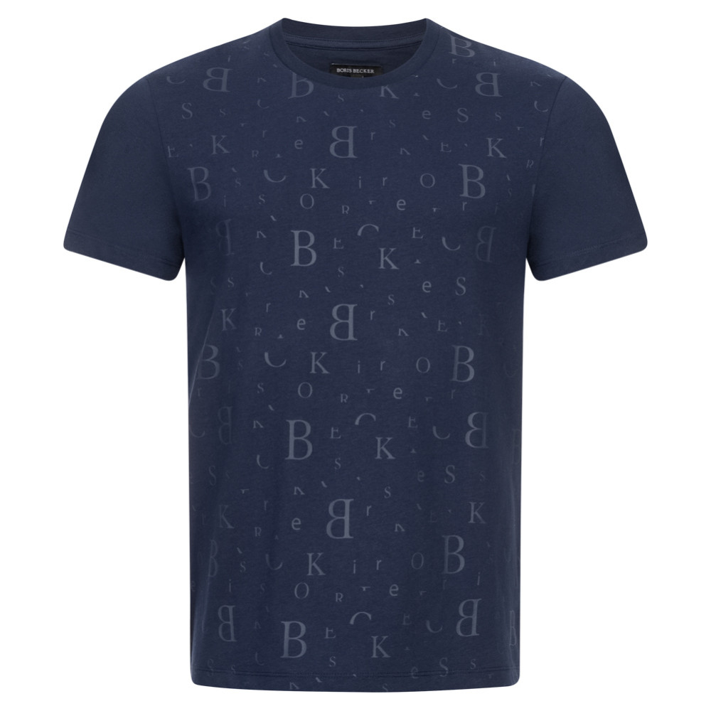 BORIS BECKER "Bell" Men Premium T-shirt 21WBBMTST00007-NAVY