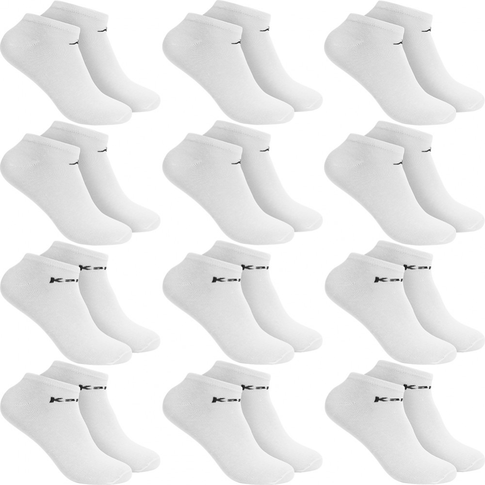 Kappa Sneaker Socks 12 pairs 36125MW White