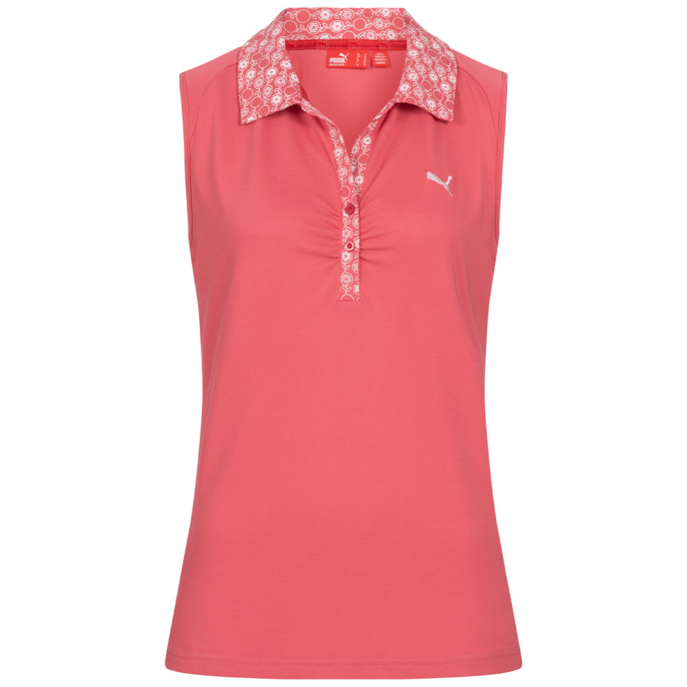 PUMA Women Sleeveless Golf Polo Shirt 548140-02