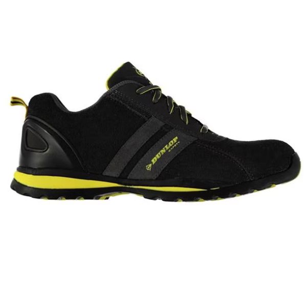 Dunlop Pánska bezpečnostná obuv Indiana s oceľovou špičkou čierna žltá