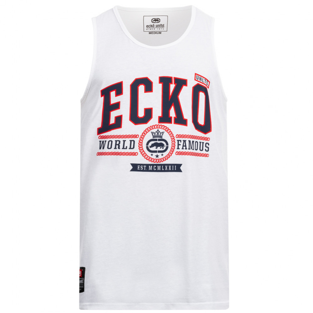 Ecko Unltd. Dodg Men Tank Top ESK04491 White