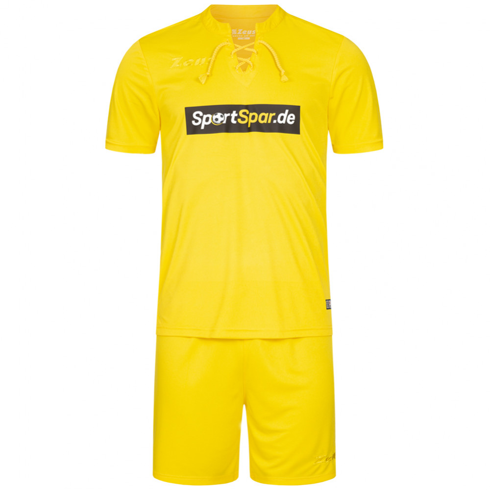 Zeus x Sportspar.de Legend Football Kit Jersey with Shorts yellow