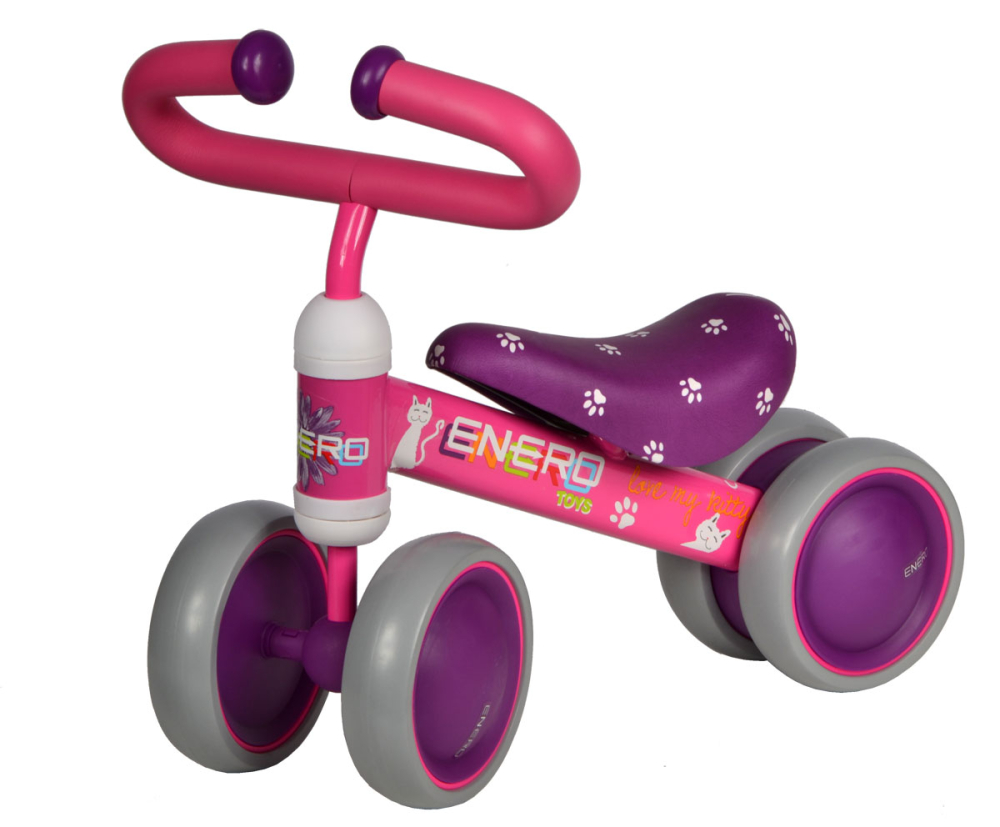 ENERO Love Kitty Balančný Bicykel Ružovo Fialový