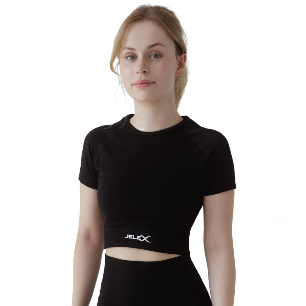 JELEX "Chiara" Women Fitness Short-sleeved Top black