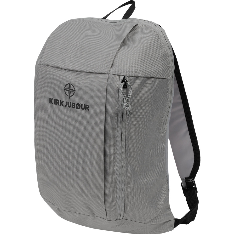 KIRKJUBOUR ® "Eventyr" Basic Backpack 10l grey