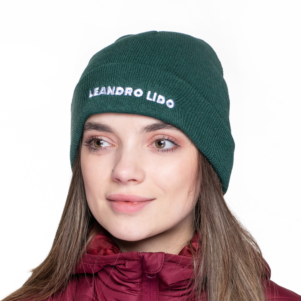 LEANDRO LIDO "Callata" Beanie Winter Hat green