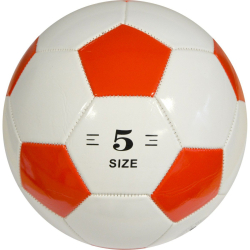 ENERO Futbalová Lopta veľkosť 5 Bielo Červená