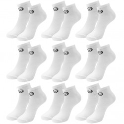 Sergio Tacchini Men Sneaker Socks 9 pairs white