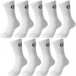 Sergio Tacchini Unisex Sports Socks 9 Pack White