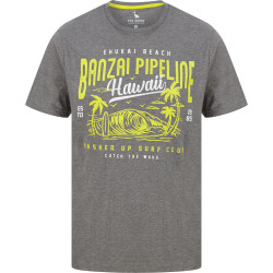 Sth. Shore Banzai Pipeline Men T-shirt 1C18106 Mid Gray Marl