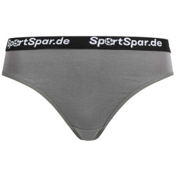 SportSpar .de "Sparhschen" Women Tanga dark grey