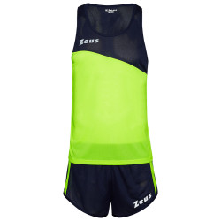 Zeus Zeus Kit Robert Men Athletics Kit Jersey with Shorts yellow