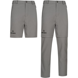 KIRKJUBOUR KIRKJUBOUR Zip-Off Men 2-in-1 Trekking and Hiking Pants grey