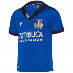 macron Italy FIR  Kids Rugby Home Jersey 58100101