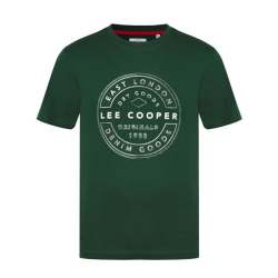 Lee Cooper P�nske Tri�ko Cooper Logo Zelen�