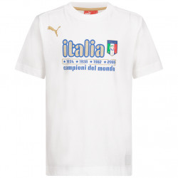 PUMA Italy  Graphic Kids Fan T-shirt 735356-01