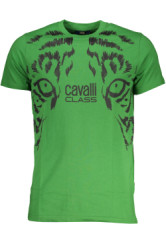CAVALLI CLASS Cavalli Class T Shirt Maniche Corte Uomo Verde