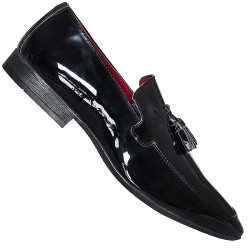 Lambretta Prom Tassel Men Business Shoes 8430 PROM-BLACK