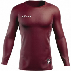 Zeus Fisiko Baselayer Long-sleeved Compression Shirt dark red