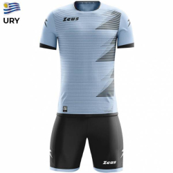 Zeus Mundial Teamwear Set Jersey with Shorts sky black