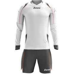 Zeus Paros Goalkeeper Kit Long-sleeved jersey with shorts white gray