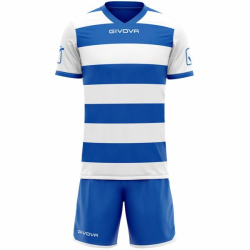 Givova Rugby Kit Jersey with Shorts white/blue