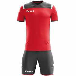 Zeus Kit Vesuvio Football Kit 2-dielna červená šedá 
