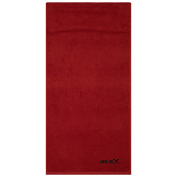 JELEX "100FIT" Fitness Towel with Zipped Pocket red