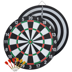 MUWO MUWO Dartboard with 6 arrows Set