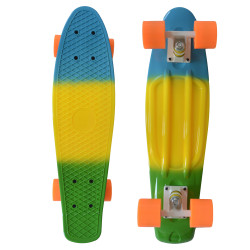 MUWO MUWO "Cruiser" Penny Board Mini Skateboard yellow