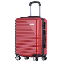Banaru Design Banaru Design 20" Hand Luggage Suitcase wine red