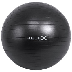 JELEX Fitness Yoga Ball with Pump 65cm black