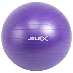 JELEX Fitness Yoga Ball with Pump 65cm purple