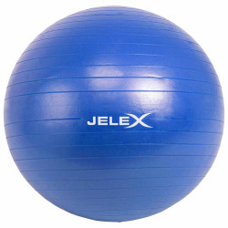 JELEX Fitness Yoga Ball with Pump 65cm blue