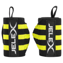 JELEX Strong Fitness Wrist Support black-yellow