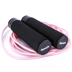 Bench Skipping rope with weights pink LS3124-PINK