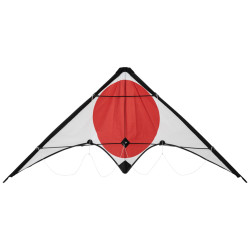 HIDETOSHI WAKASHIMA "Inuwahi" Stunt Kite Stunt Kite red