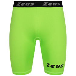 Zeus Bermudy Elastic Pro Pánske pančuchové nohavice neónovo zelené 
