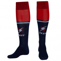 Zeus Calza United Football Socks navy red