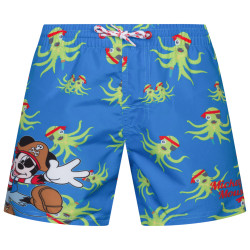Sun City Mickey Mouse Disney Boy Swim Shorts ET1797-blue