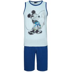 Sun City Mickey Mouse Disney Men Pyjamas ET3547-blue