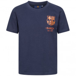 FC Barcelona Black Emblem Boy T-shirt FCB-3-410